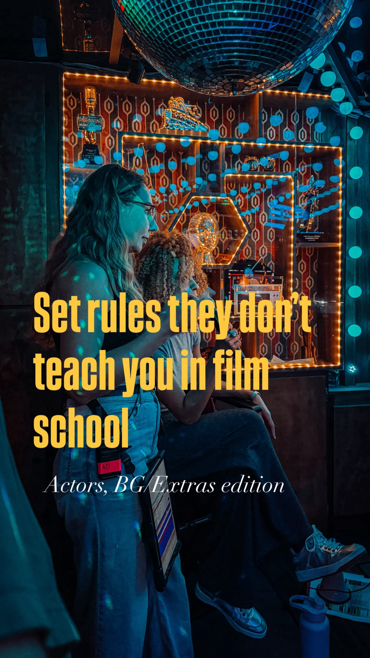 Secrets to avoid screaming AD situation🗣️🎬
Background actors are the secret sauce to making a scene feel alive, but a chaotic set happens fast when the background isn’t synchronized. As an AD , nothing makes me happier than an extra who understands continuity and knows how to fake-whisper flawlessly without making a sound. 🤫✨
If you match your movements on every single take and stay in holding when we need you, I promise the PAs and ADs will remember you and keep calling you back for future projects.
 
Background actors—what’s the funniest thing you’ve had to pantomime on camera? Let’s hear it in the comments! 👇

#actorjongsuk #SetLife #producer #bts #filmmaking